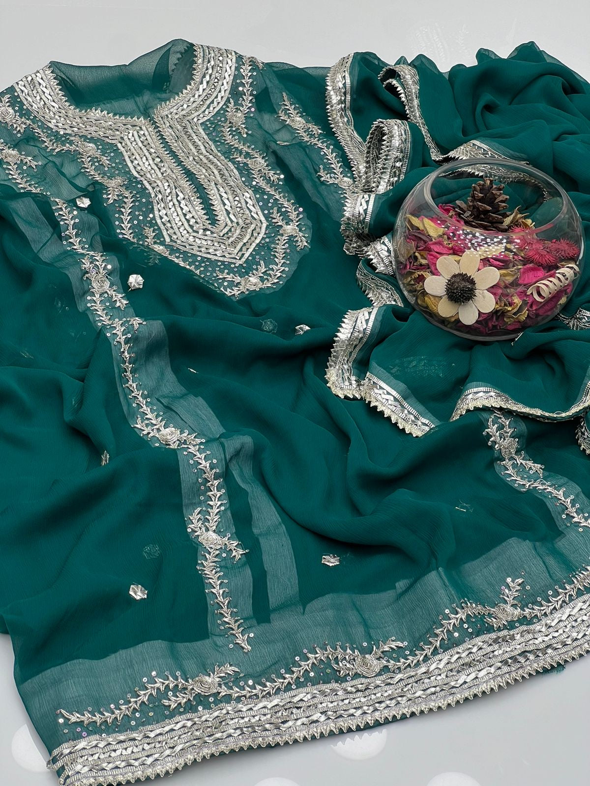 LCD Gulaab Gotta Work | Unstitched 2-piece