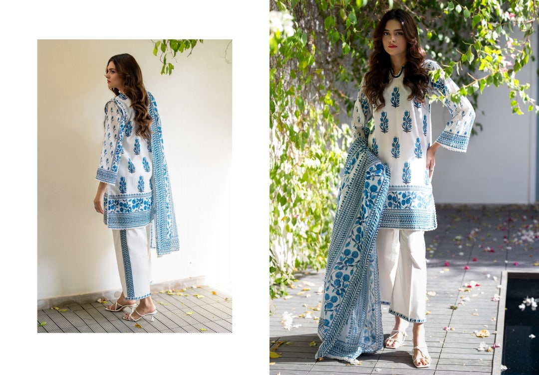 Salina Lawn Prints | Unstitched 3-piece