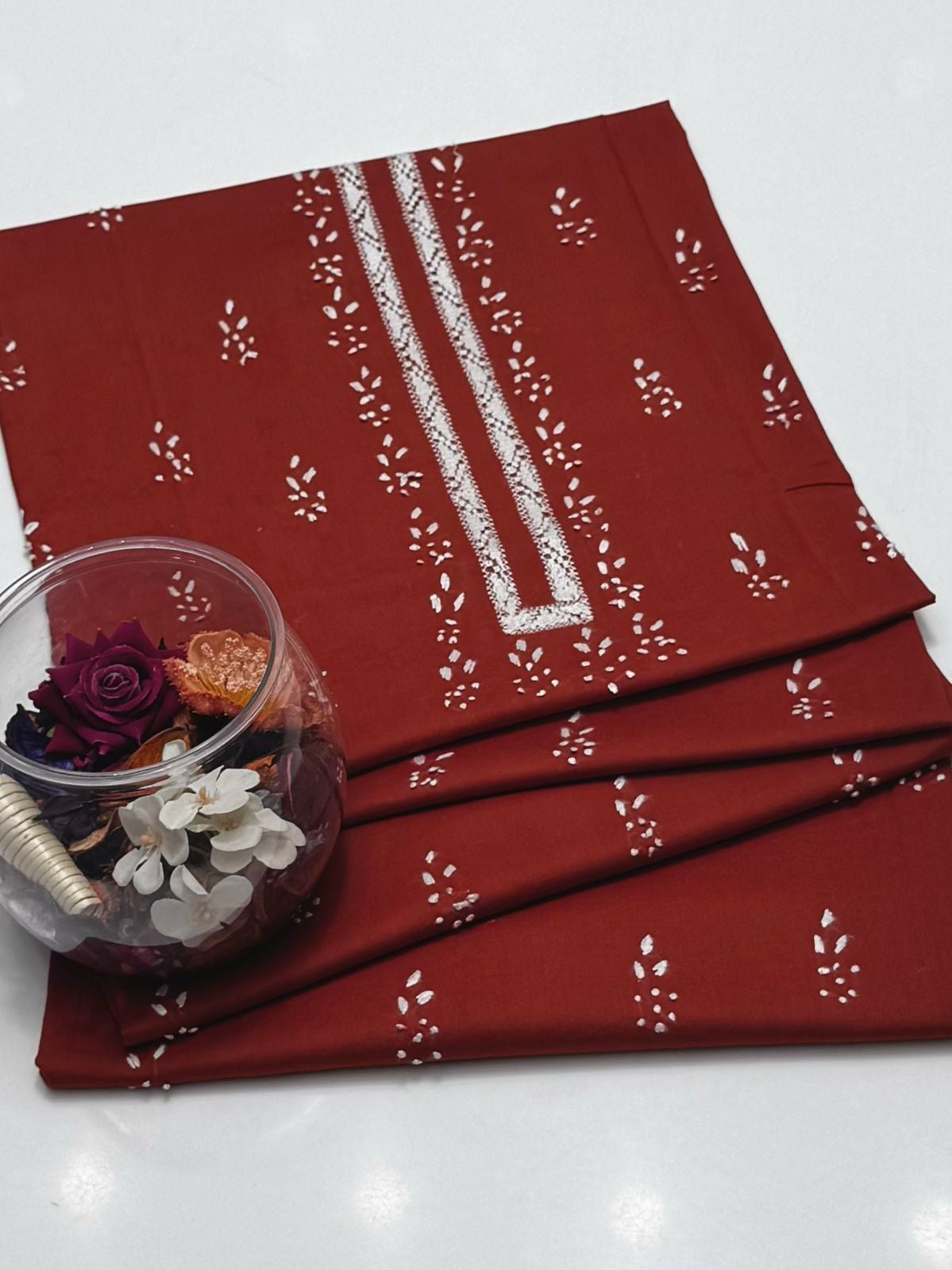 Handcrafted Tarkashi Shirt | Unstitched 1 Piece