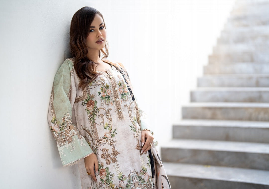 Salina Lawn Prints | Unstitched 3-piece