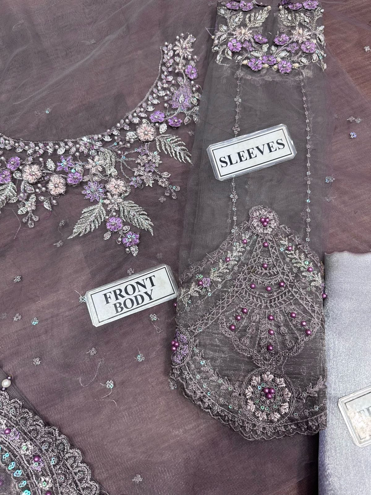 Maria B Luxury Net Saree | Unstitched