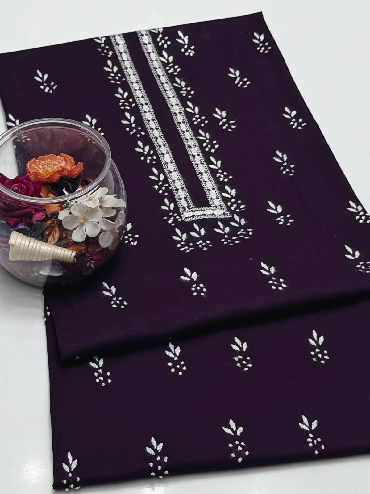 Handcrafted Tarkashi Shirt | Unstitched 1 Piece
