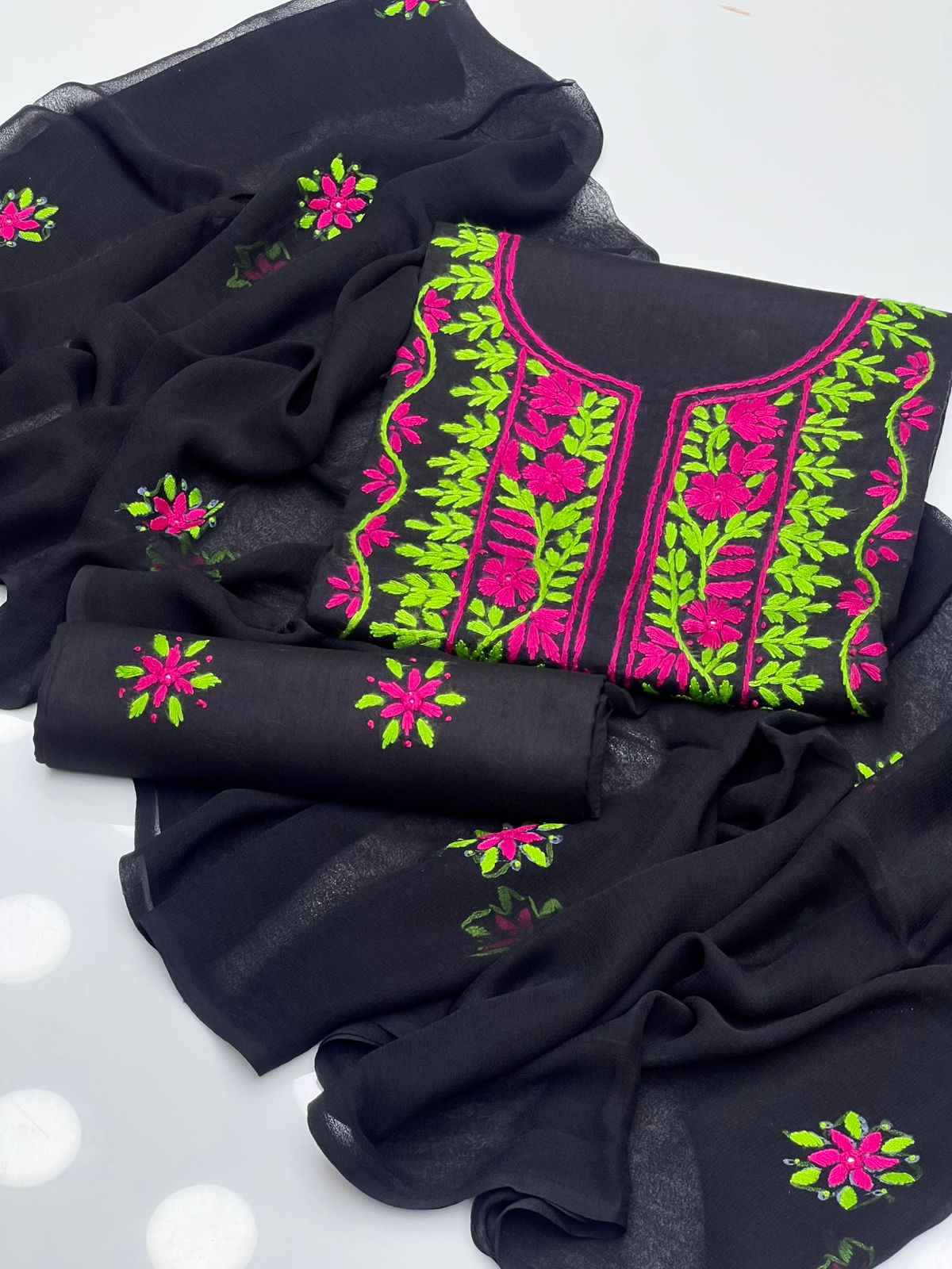 Multi Embroidery | Unstitched 3 Piece