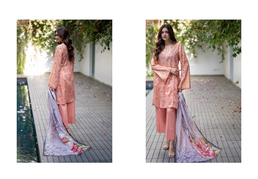 Salina Lawn Prints | Unstitched 3-piece