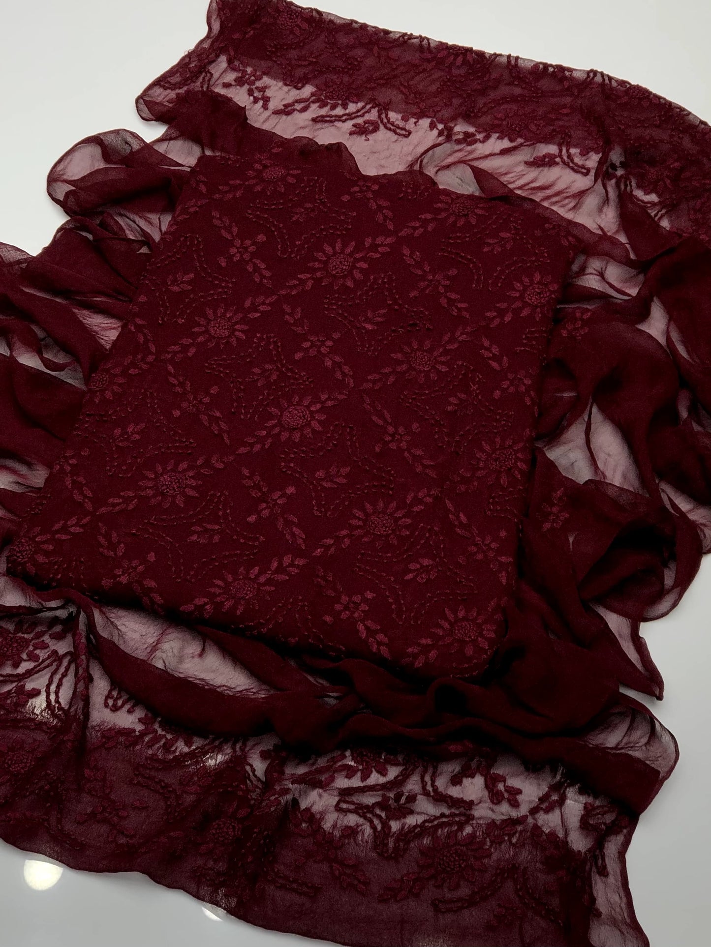 Pakka Boor Embroidery | Unstitched 2 Piece