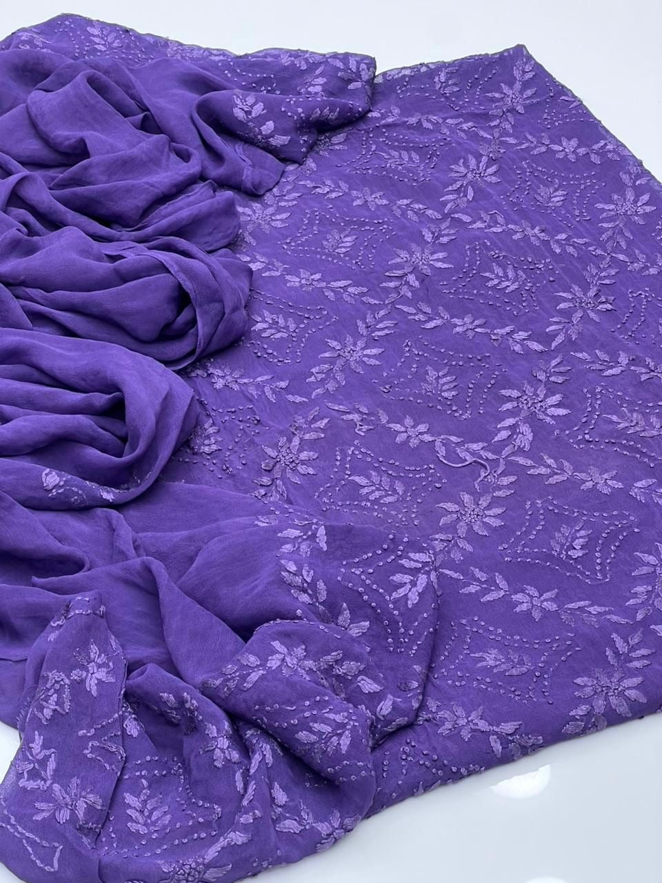 Pakka Boor Embroidery | Unstitched 2 Piece