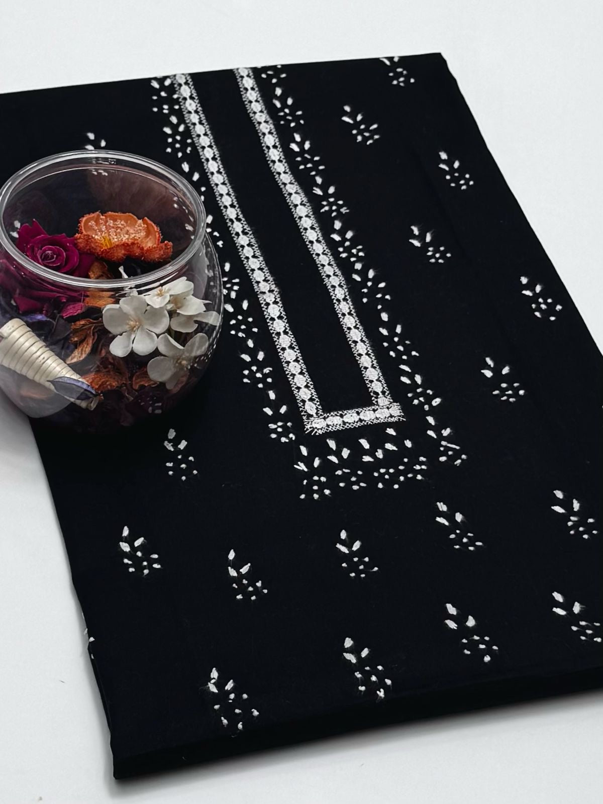 Handcrafted Tarkashi Shirt | Unstitched 1 Piece