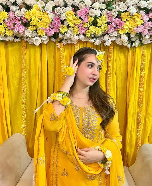 Gotta Kinari Work | Unstitched Shirt Dupatta 2 Piece