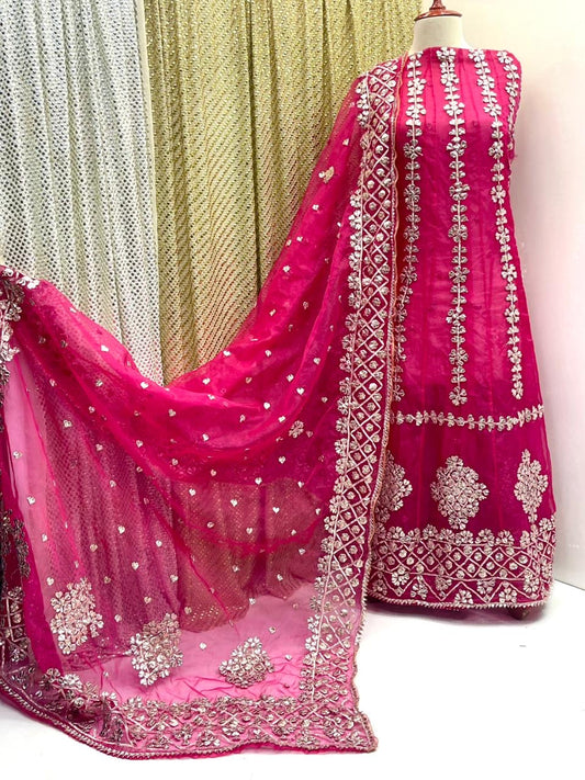 Bridal Gotta Frock | Unstitched 2-piece