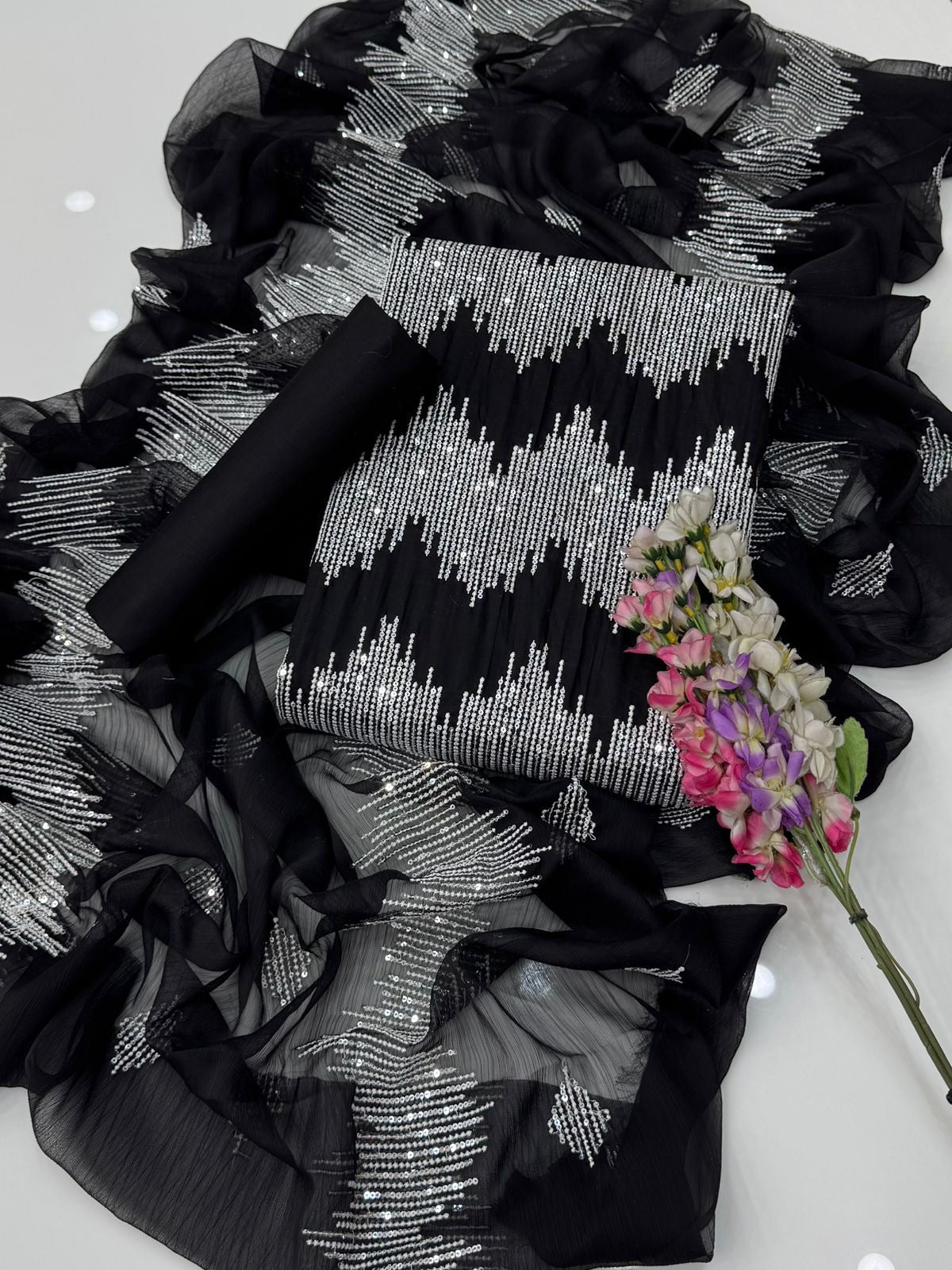 Sequence Embroidery | Unstitched 3 Piece