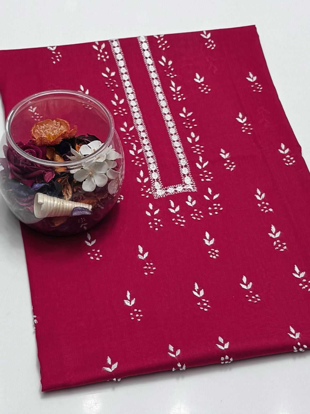 Handcrafted Tarkashi Shirt | Unstitched 1 Piece