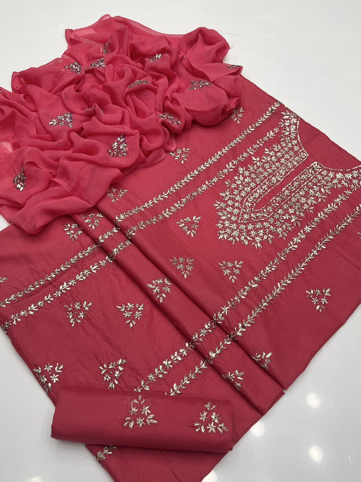 Lawn Kurta Gotta | Unstitched 3 Piece