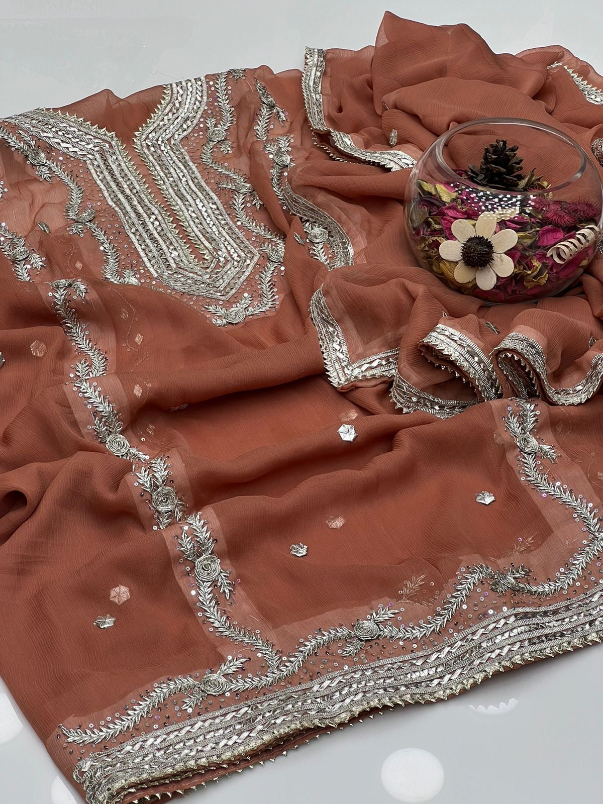 LCD Gulaab Gotta Work | Unstitched 2-piece