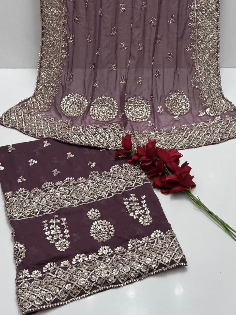 Double Border Gotta Work | Unstitched 2 Piece