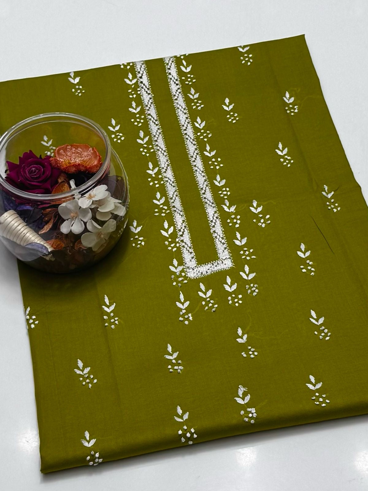 Handcrafted Tarkashi Shirt | Unstitched 1 Piece