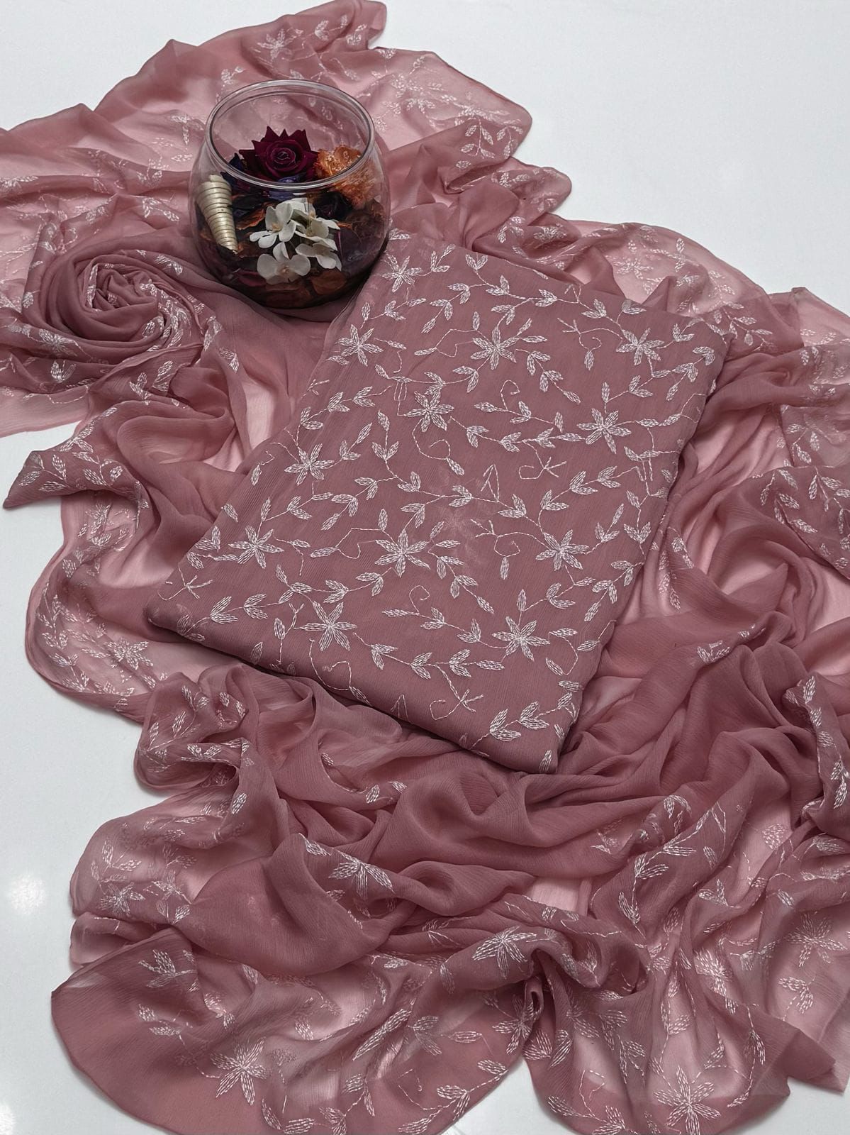 Kacha Tanka Embroidery | Unstitched 2 Piece