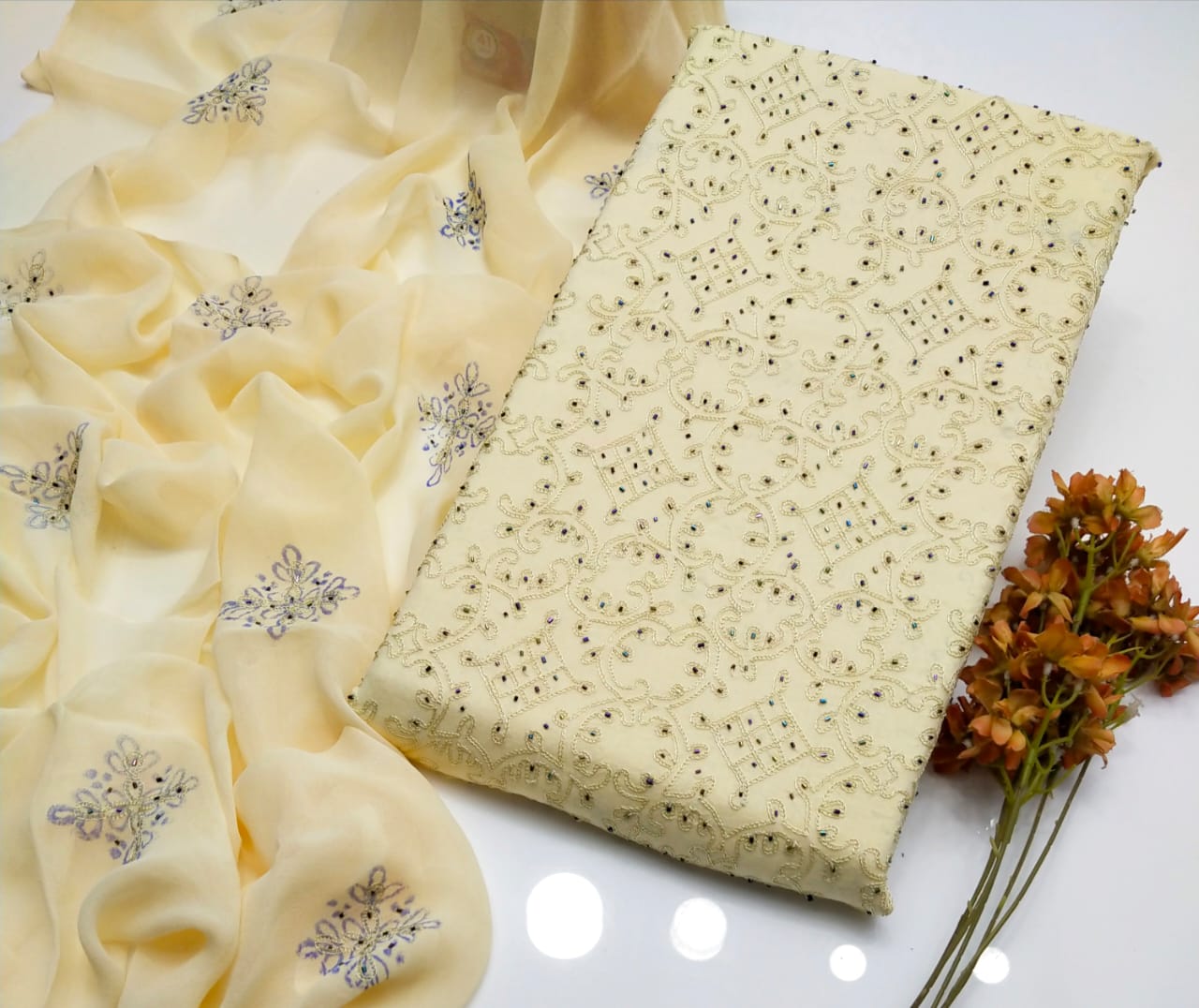 Aar Cutt Dana | Unstitched 3 Piece