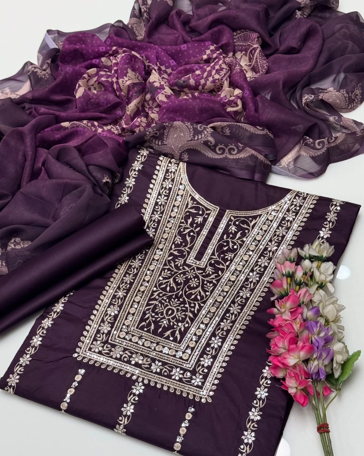 Sequence Bareeze Embroidery | Unstitched 3 Piece