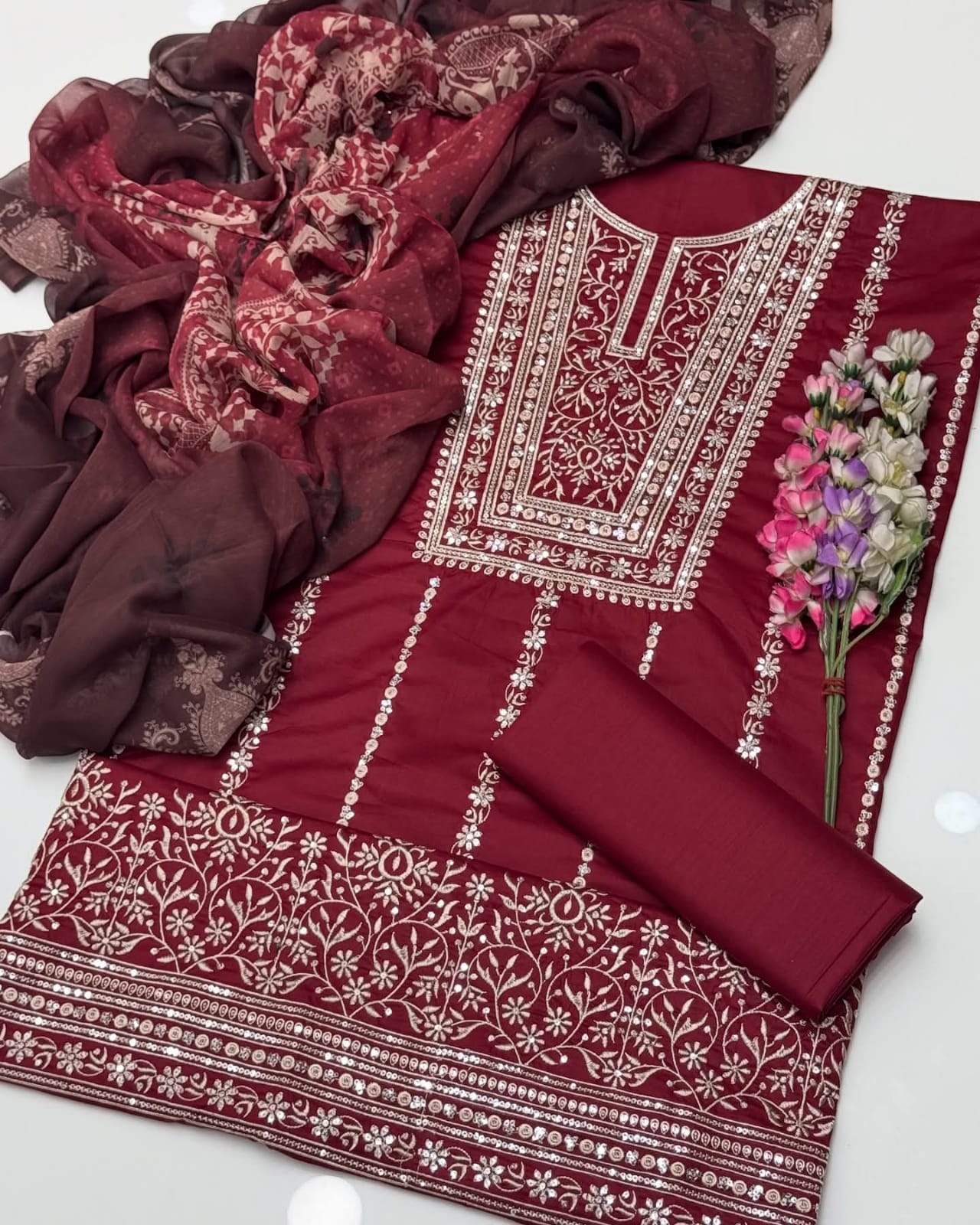 Sequence Bareeze Embroidery | Unstitched 3 Piece