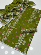 Cross Stitch Lawn | Unstitched Shirt Dupatta Trouser 3 Piece