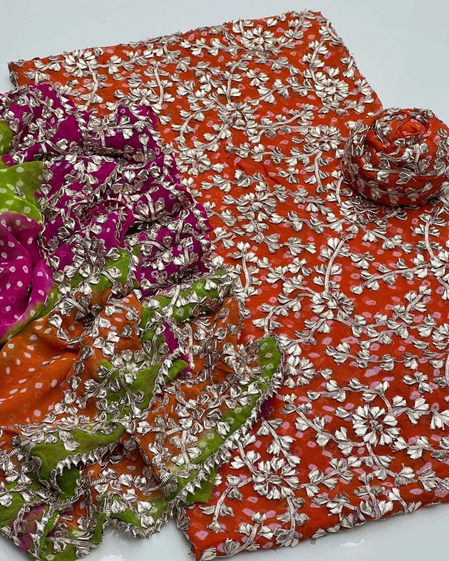 Chunari Gotta Work | Unstitched Shirt Dupatta 2 Piece