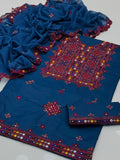 Balochi Embroidery 🧵 | Unstitched Shirt Dupatta Trouser 3 Piece
