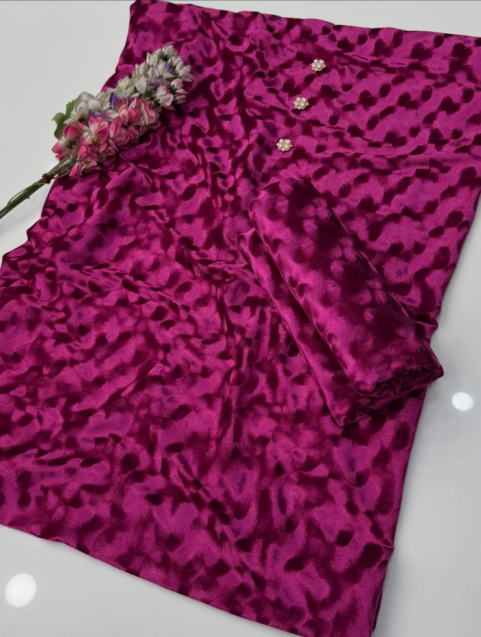 Self Micro 6000 Velvet | Unstitched Shirt Trouser 2 Piece