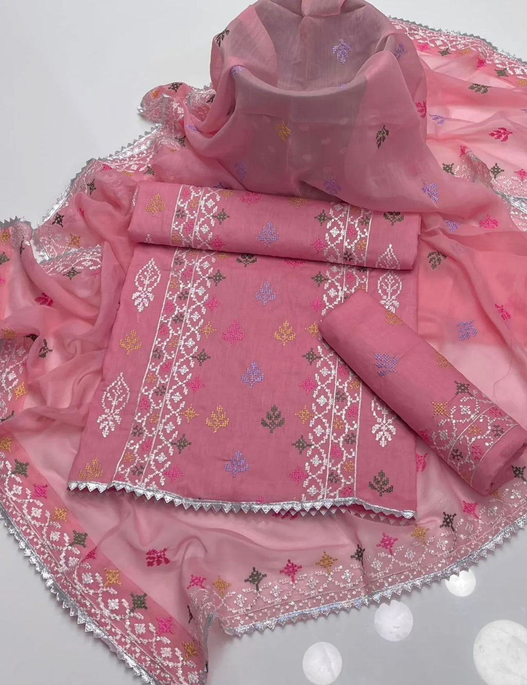 Cross Stitch Lawn | Unstitched Shirt Dupatta Trouser 3 Piece