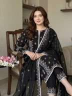 Cross Stitch Lawn | Unstitched Shirt Dupatta Trouser 3 Piece