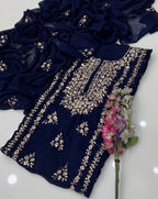 Gotta Kinari Work | Unstitched Shirt Dupatta 2 Piece