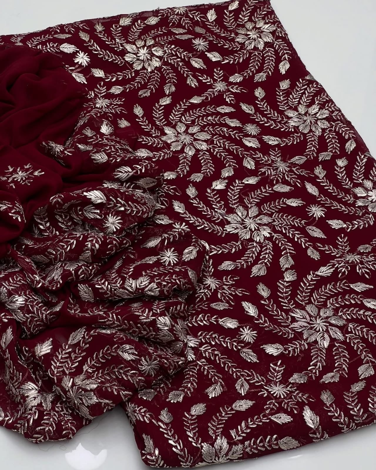 Pressed Sui Gotta Work | Unstitched Shirt Dupatta 2 Piece