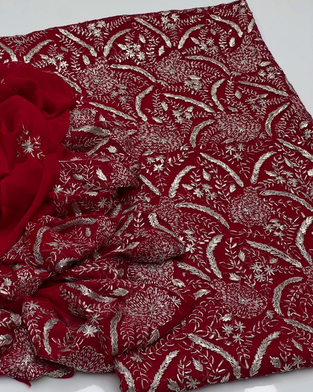 Pressed Sui Gotta Work | Unstitched Shirt Dupatta 2 Piece