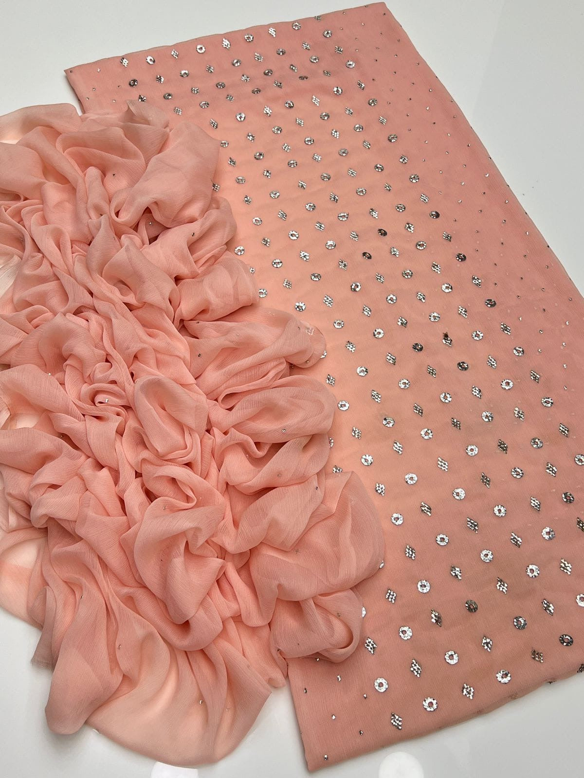 Ring Mukesh | Unstitched Shirt Dupatta 2 Piece