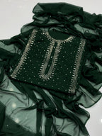 Kurta Style Mukesh Work | Unstitched Shirt Dupatta