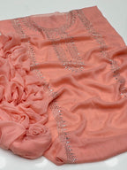 Kurta Style Mukesh Work | Unstitched Shirt Dupatta