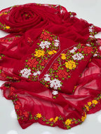 Ribbon Work | Unstitched Shirt Dupatta 2 Piece