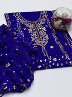 Pasting Gotta Work | Unstitched Shirt Dupatta 2 Piece