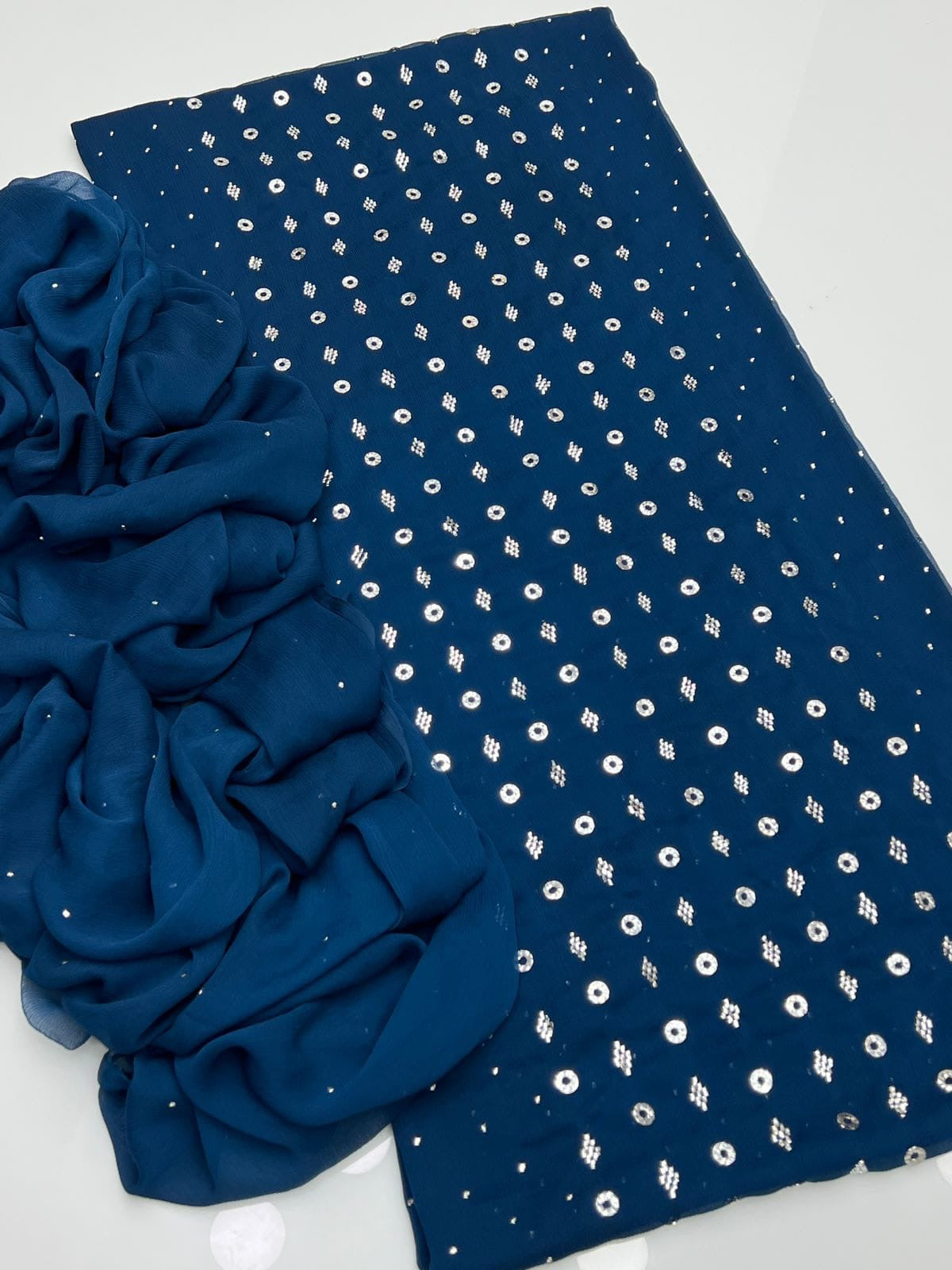 Ring Mukesh | Unstitched Shirt Dupatta 2 Piece