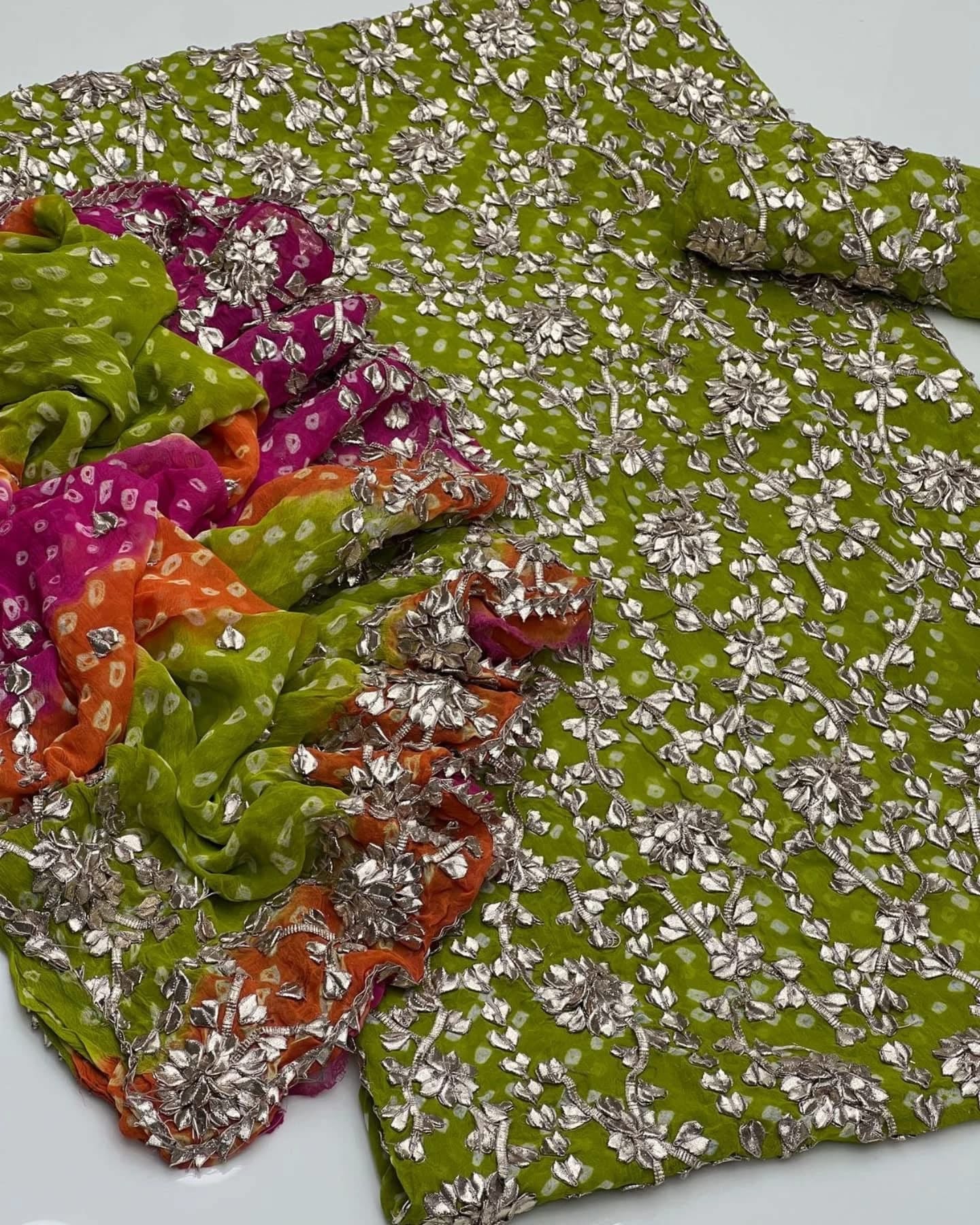 Chunari Gotta Work | Unstitched Shirt Dupatta 2 Piece