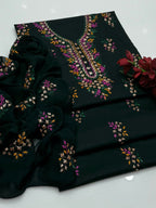 Thread & Gotta Work | Unstitched Shirt Dupatta Trouser 3 Piece