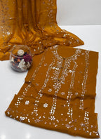 Pasting Gotta Work | Unstitched Shirt Dupatta 2 Piece