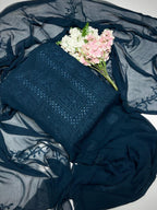 Shadow Mirror Work | Unstitched Shirt Dupatta 2 Piece