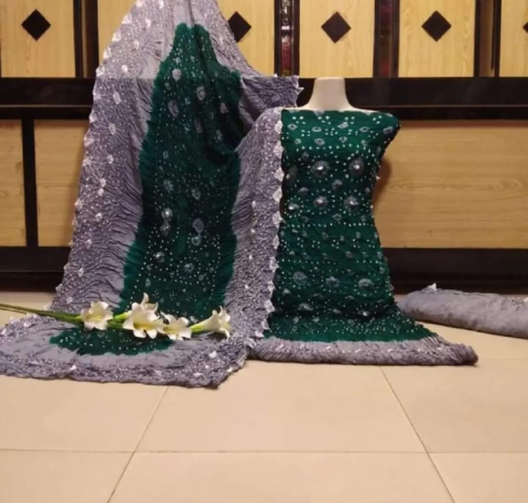 Chunari Linen | Unstitched Shirt Dupatta Trouser 3 Piece