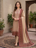 Pure Pashmina Wool | Unstitched Shirt Dupatta Trouser 3 Piece