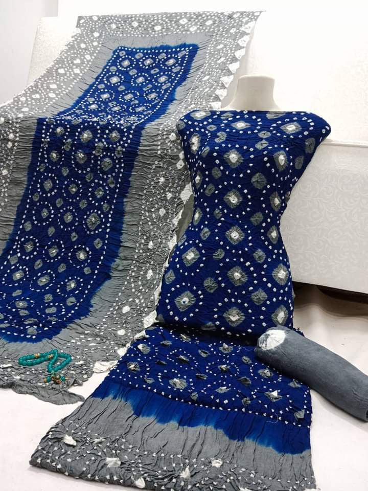 Chunari Linen | Unstitched Shirt Dupatta Trouser 3 Piece