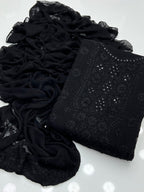 Pakka Boor Neck Mirror | Unstitched Shirt Dupatta 2 Piece