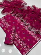 Cross Stitch Lawn | Unstitched Shirt Dupatta Trouser 3 Piece