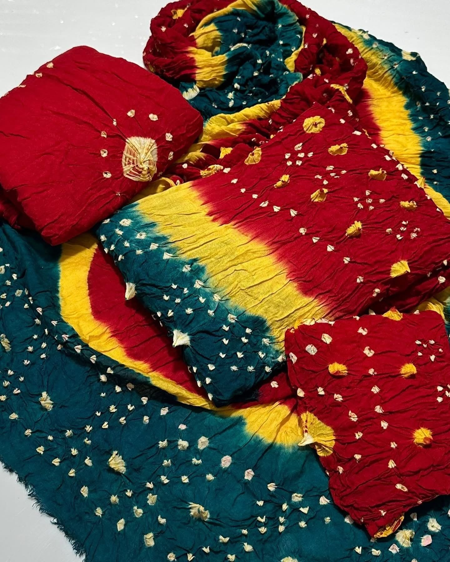 Chunari Linen | Unstitched Shirt Dupatta Trouser 3 Piece