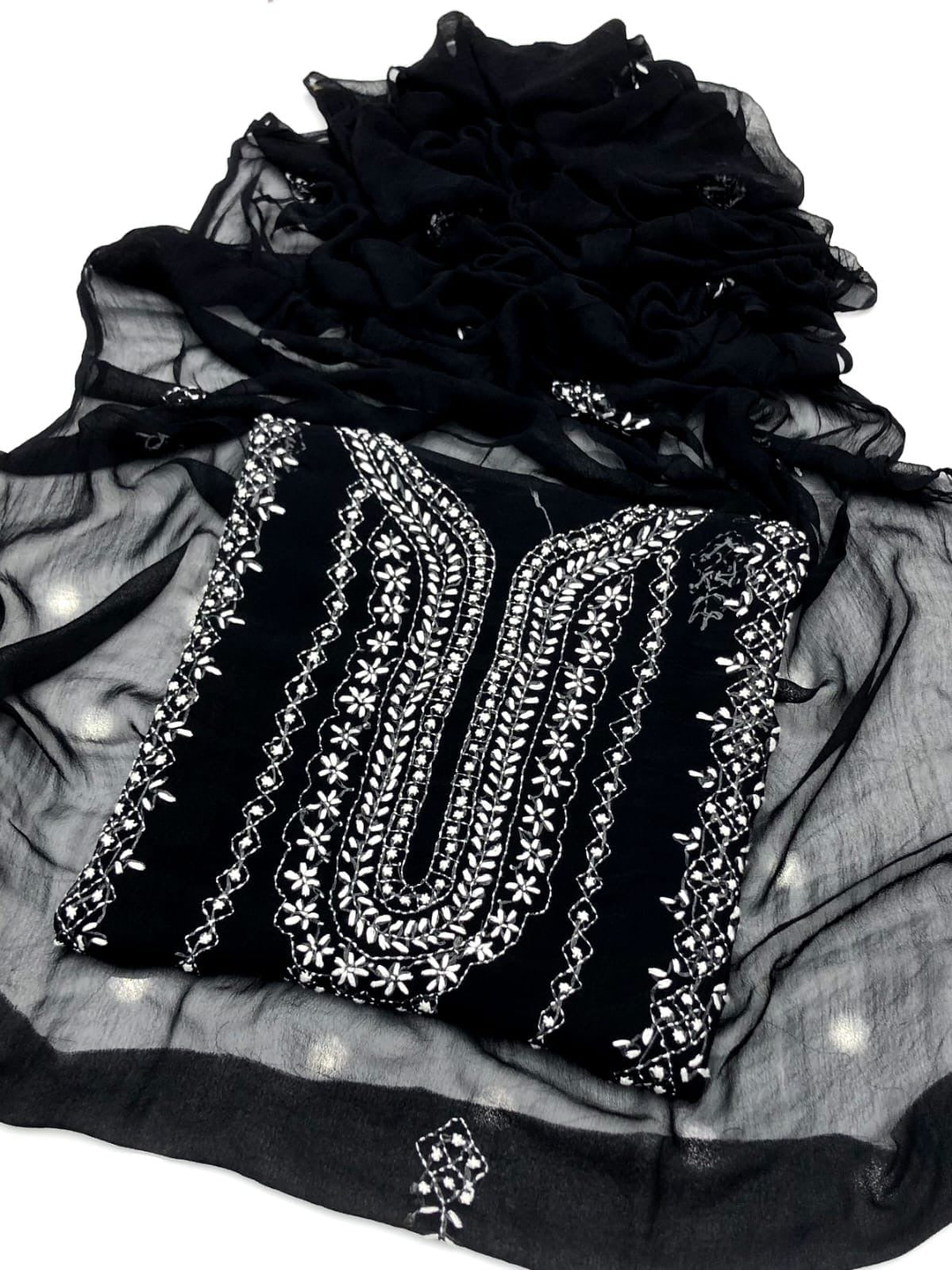 Pakka Tanka Embroidery | Unstitched Shirt Dupatta 2 Piece