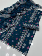Cross Stitch Lawn | Unstitched Shirt Dupatta Trouser 3 Piece